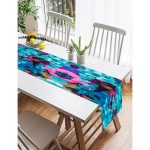 Realhomes Özel Tasarım Dijital Baskılı Modern Süet Runner Realhomes