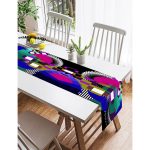 Realhomes Özel Tasarım Dijital Baskılı Modern Süet Runner Realhomes