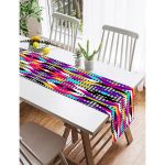 Realhomes Özel Tasarım Dijital Baskılı Modern Süet Runner Realhomes