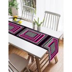 Realhomes Özel Tasarım Dijital Baskılı Modern Süet Runner Realhomes