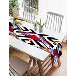 Realhomes Özel Tasarım Dijital Baskılı Modern Süet Runner Realhomes