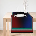 - SuetRunner-4107-Gorsel1 - Realhomes  Realhomes Lacivert  Dijital Baskılı Modern Süet Runner Realhomes