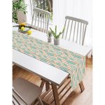 Realhomes Özel Tasarım Dijital Baskılı Modern Süet Runner Realhomes