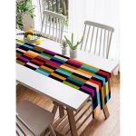 Realhomes Özel Tasarım Dijital Baskılı Modern Süet Runner Realhomes