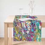 - SuetRunner-4161-Gorsel1 - Realhomes Realhomes Krem Rengi Özel Tasarım Dijital Baskılı Süet Runner Realhomes