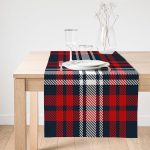 Realhomes Modern Sanat Tasarımlı Dijital Baskılı Süet Runner Realhomes