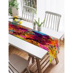 - SuetRunner-4226-Gorsel2 - Realhomes  Realhomes Pembe Dijital Baskılı Süet Runner Modern Sanat Tasarımlı Realhomes