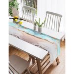 - SuetRunner-4235-Gorsel2 - Realhomes  Realhomes Modern Mermer Temalı Özel Tasarım Dijital Baskılı Süet Runner Realhomes