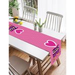 - SuetRunner-424-Gorsel2 - Realhomes Realhomes Baykuş Desenli Dijital Baskılı Dekoratif Özel Tasarım Süet Runner Realhomes