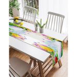 - SuetRunner-4252-Gorsel2 - Realhomes Realhomes Modern Tavus Kuşu Tasarımlı Dijital Baskılı Süet Runner Realhomes