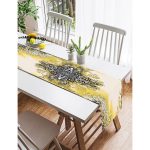 Realhomes Modern Çini Tasarımlı Dijital Baskılı Süet Runner Realhomes