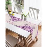 - SuetRunner-4266-Gorsel2 - Realhomes Realhomes Pembe Özel Tasarım Dijital Baskılı Modern Süet Runner Realhomes