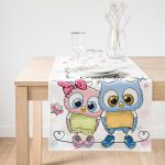 - SuetRunner-427-Gorsel1 - Realhomes  Realhomes Sevimli Kediler Dijital Baskılı Dekoratif Özel Tasarım Süet Runner Realhomes