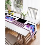 Realhomes Mor Çizgi Ve Siyahın Uyumu Tasarımlı Süet Runner Realhomes