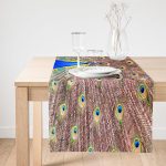 - SuetRunner-4273-Gorsel1 - Realhomes Realhomes Moder Tavus Kuşu Motifli Özel Tasarım Süet Runner Realhomes