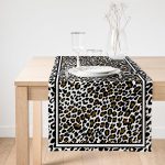 Realhomes Özel Tasarım Dijital Baskılı Modern Süet Runner Realhomes