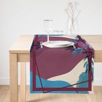 Realhomes Modern Motifli Özel Tasarım Süet Runner Realhomes