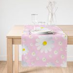 - SuetRunner-4842-Gorsel1 - Realhomes Realhomes Papatya Tasarımlı Dijital Baskılı Modern Süet Runner Realhomes