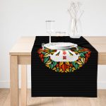 - SuetRunner-5003-Gorsel1 - Realhomes Realhomes Uzak Doğu Yoga Motifleri Mandalas Özel Tasarım Dijital Baskılı Süet Runner Realhomes