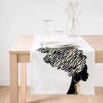 - SuetRunner-5098-Gorsel1 - Realhomes Realhomes Siyah Beyaz Zenci Kadın Motifli Modern Dekoratif Süet Runner Realhomes