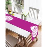 Realhomes Home Sweet Home Dijital Baskılı Dekoratif Süet Runner Realhomes