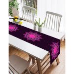 - SuetRunner-5120-Gorsel2 - Realhomes Realhomes Siyah Zeminde Pembe Neon Mandala Desenli Dekoratif Süet Runner Realhomes