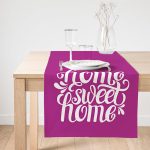 - SuetRunner-518-Gorsel1 - Realhomes  Realhomes Home Sweet Home Dijital Baskılı Dekoratif Süet Runner Realhomes