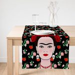 - SuetRunner-5214-Gorsel1 - Realhomes Realhomes Özel Tasarım Frida Dijital Baskılı Süet Runner Realhomes