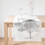 - SuetRunner-5230gri-Gorsel1 - Realhomes  Realhomes Dekoratif Beyaz Zemimde Gri Ağaç Desenli Süet Runner Realhomes