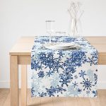 - SuetRunner-5263-Gorsel1 - Realhomes Realhomes Beyaz Zeminde Mavi Kristal Ve Yıldız Motifli Özel Tasarım Modern Süet Runner Realhomes