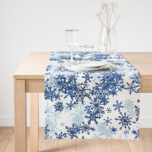 - SuetRunner-5263-Gorsel1 - Realhomes  Realhomes Siyah Ve Beyaz Yaprak Motifli Dekoratif Süet Runner Realhomes