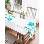 Realhomes Aşk Temalı Dijital Baskılı Dekoratif Süet Runner Realhomes