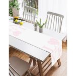 Realhomes Aşk Temalı Dijital Baskılı Dekoratif Süet Runner Realhomes