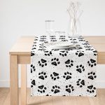 - SuetRunner-5669-Gorsel1 - Realhomes Realhomes Köpek Ayak İzi Desenli Özel Tasarım Modern Süet Runner Realhomes