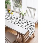 - SuetRunner-5669-Gorsel2 - Realhomes Realhomes Köpek Ayak İzi Desenli Özel Tasarım Modern Süet Runner Realhomes