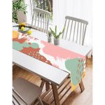 RealHomes Dijital Baskılı Özel Tasarım Süet Runner Realhomes