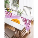 RealHomes Dijital Baskılı Özel Tasarım Süet Runner Realhomes