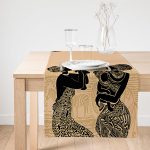 - SuetRunner-5820-Gorsel1 - Realhomes  Realhomes Etnik Desen Zeminli Bebekli Afrika Kadın Motifli Modern Süet Runner Realhomes