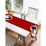 Realhomes Suşi Yiyen Japon Kız Motifli Modern Süet Runner Realhomes