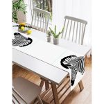 Realhomes Dijital Baskılı Modern Süet Runner Realhomes