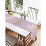 - SuetRunner-7013-Gorsel2 - Realhomes  Realhomes Mor Renkli Gradyan Desenli  Dijital Baskılı Özel Tasarım Süet Runner Realhomes