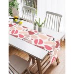 Realhomes Renkli Bohem Motifli  Dijital Baskılı Özel Tasarım Süet Runner Realhomes