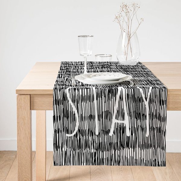 - SuetRunner-7134-Gorsel1 - Realhomes  Realhomes Gri Zeminli Kar Tanesi Desenli Dijital Baskılı Özel Tasarım Süet Runner Realhomes