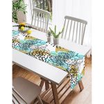 - SuetRunner-7179-Gorsel2 - Realhomes  Realhomes Renkli Zemin Uzerinde Onedraw Çizimli Dijital Baskılı Özel Tasarım Süet Runner Realhomes