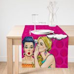 Realhomes Fashion Girl Dijital Baskılı Modern Özel Tasarım Süet Runner Realhomes