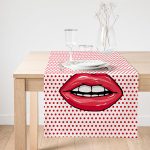 RealHomes Dijital Baskılı Özel Tasarım Süet Runner Realhomes