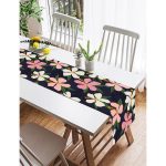 - SuetRunner-7497-Gorsel2 - Realhomes Realhomes Rengarenk Zeminli Onedraw Çizimli Çiçek Dijital Baskılı Özel Tasarım Süet Runner Realhomes