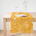 Realhomes Rengarenk Zemin Üzerinde Çiçek Desenli Dijital Baskılı Özel Tasarım Süet Runner Realhomes