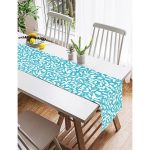 - SuetRunner-7617-Gorsel2 - Realhomes Realhomes Rengarenk Zemin Üzerinde Çiçek Desenli Dijital Baskılı Özel Tasarım Süet Runner Realhomes