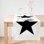 - SuetRunner-762-Gorsel1 - Realhomes  Realhomes Modern Yıldız Desenli Dijital Baskılı Dekoratif Süet Runner Realhomes